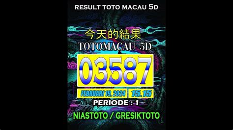 result macau 5d 2024